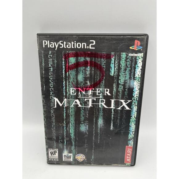 Enter the Matrix (PlayStation 2, 2003)Tested Working No Manual - Picture 1 of 6